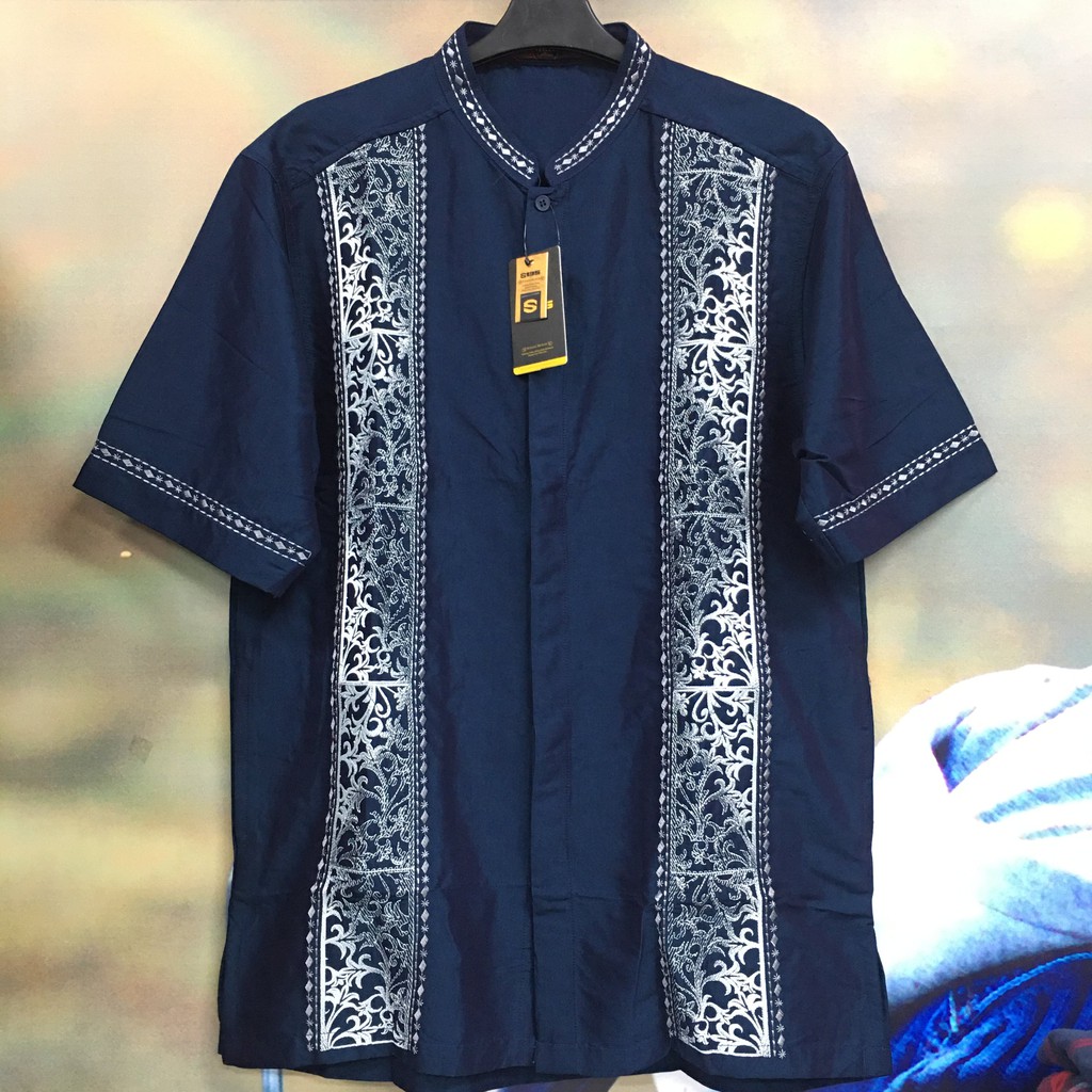 S135 / Taqwa Bordir Koko Muslim Lengan Pendek Pria
