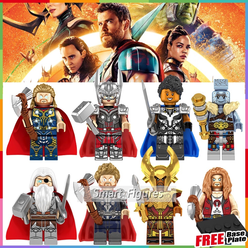 Mainan Action Figure Mini Karakter Marvel Valkyrie Korg Heimdall Jane Foster Odin Borson Untuk Hadiah Kf61616161