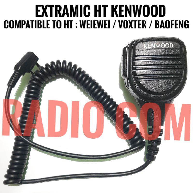 EXTRAMIC HT KENWOOD TH K20A TH 255A EXTRA MIC HT WEIRWEI BAOFENG VOXTER LUPAX ALL HT CHINA