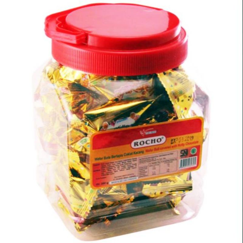 

ROCHO Wafer Bola Coklat Kacang 300gr