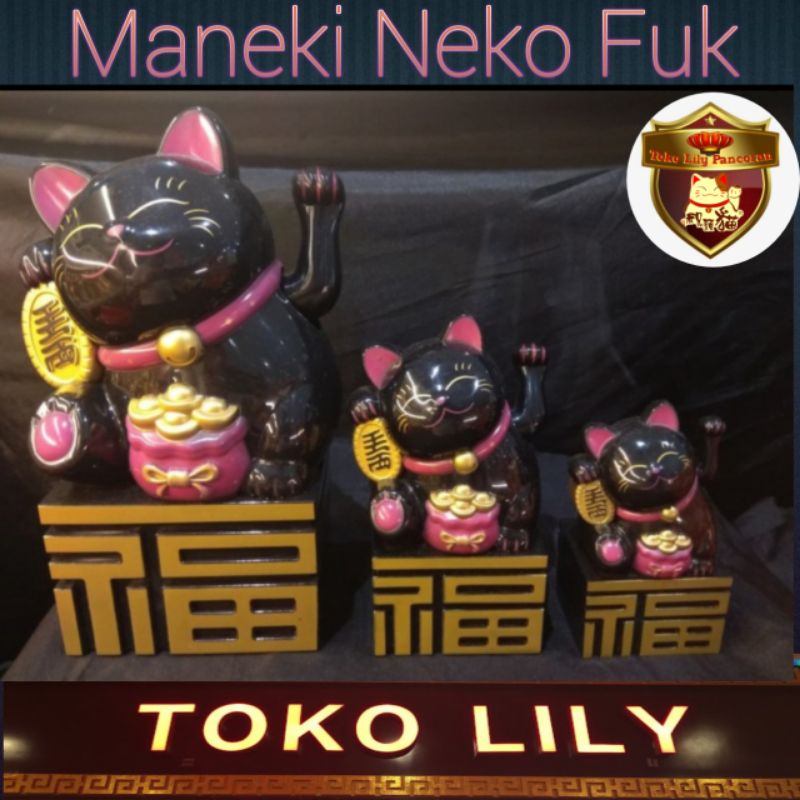 KUCING HOKI FUK / Maneki Neko Fuk / Lucky Cat terbaru / CaoCaiMao