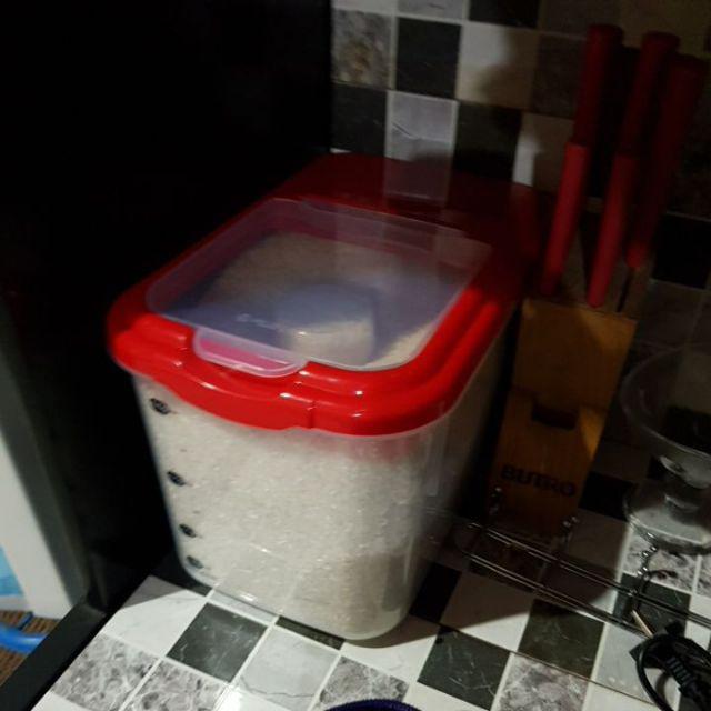 Box Beras Lion Star Oriza 6.5 Kg/tempat Beras (model Tutup Flip) Lion Star 6.5 Kg