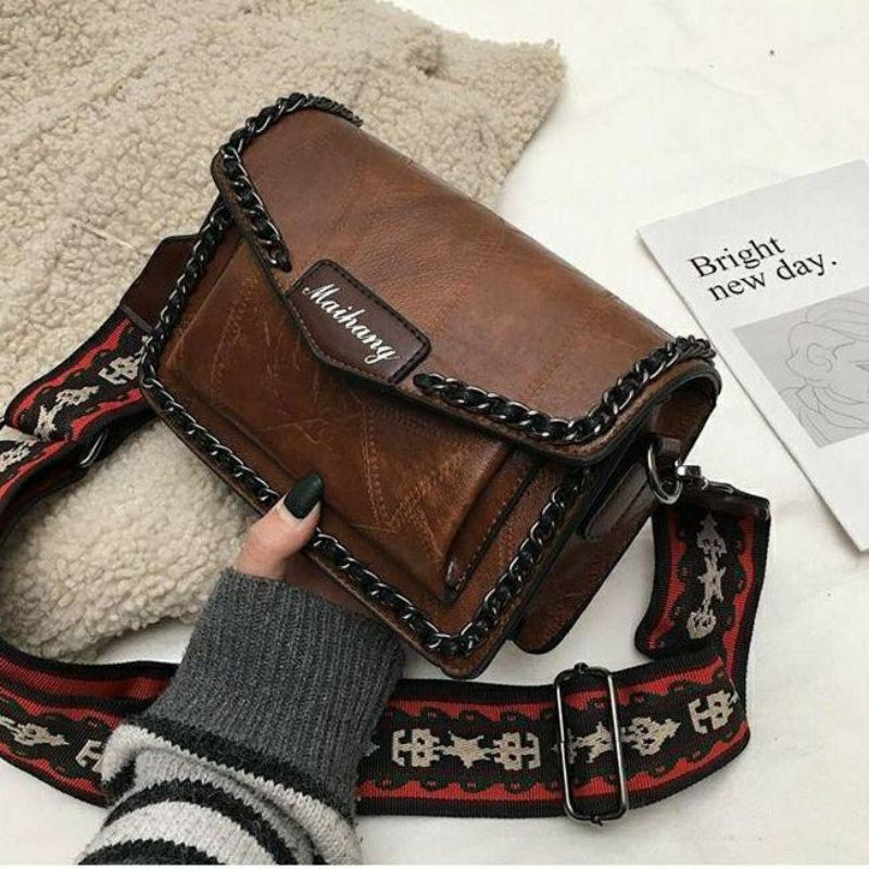 Tas Wanita Selempang Impor Bahan PU 290 Bag D3