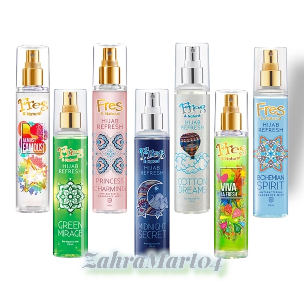 Fres &amp; Natural Hijab Refresh Spray Cologne 100ml