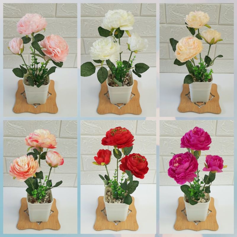Bunga Mawar Palsu / Bunga Mawar Plastik / Bunga Mawar Artificial