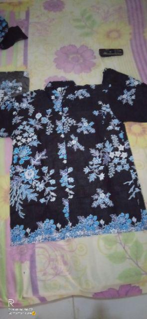 Batik Couple Keluarga Sania Ruffle Ori Ndoro Jowi Dnt Motif Cibulan