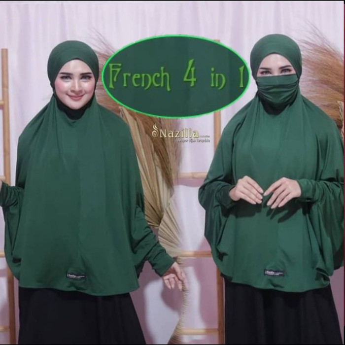 Promo Jilbab Lengan Khimar Syari Khanza Cadar Hijab Instan Tangan Terbaru terbaik