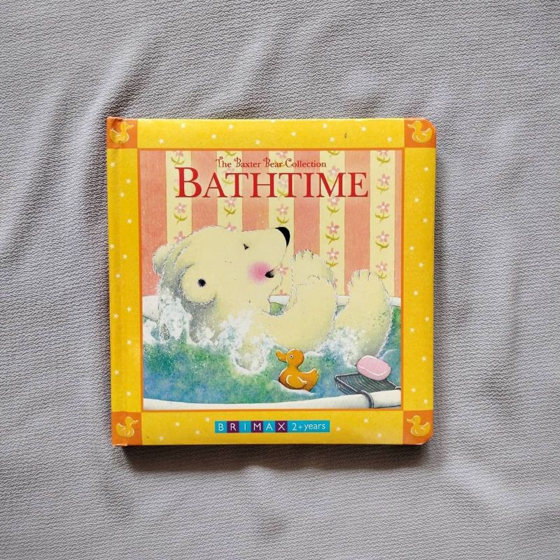 Buku Anak Board Book BATHTIME The Baxter Bear (preloved)