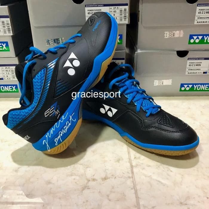 Sepatu Yonex SHB65 ZM2 Black Blue