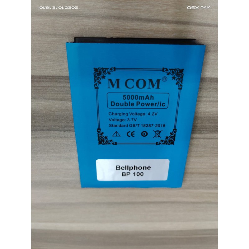 Battery Batre Baterai Double Power Mcom Bellphone BP100 BP 100