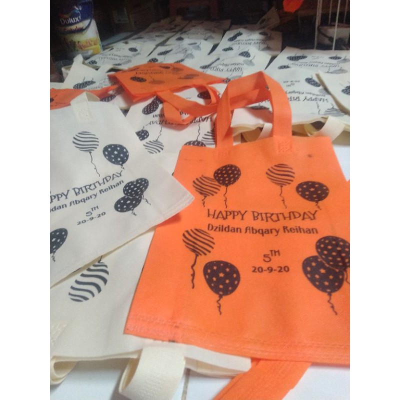 

Goodie bag Tas kain spunbond HLS 30x40x10 cm