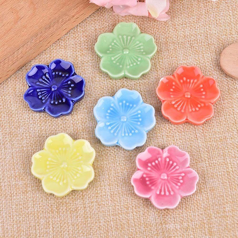 [Elegan] Rak Sendok Sumpit Gaya Jepang Multicolor Cherry Dekorasi Rumah Tangga Rak Garpu Sumpit Berdiri