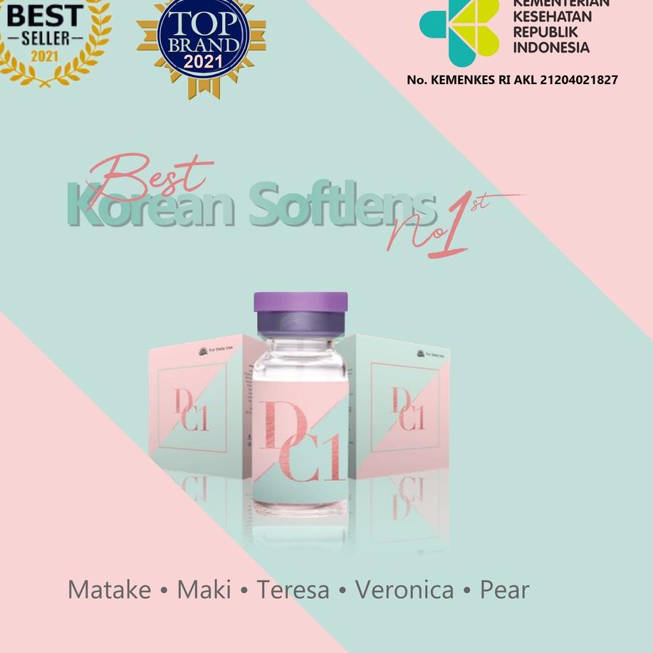 Hot - GROSIR ORIGINAL DC1 Softlens Matake Maki Teresa Pear Veronica Grey Brown Dreamcolor Soflens We