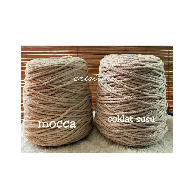 1kg Tali katun macrame 4mm Part 1