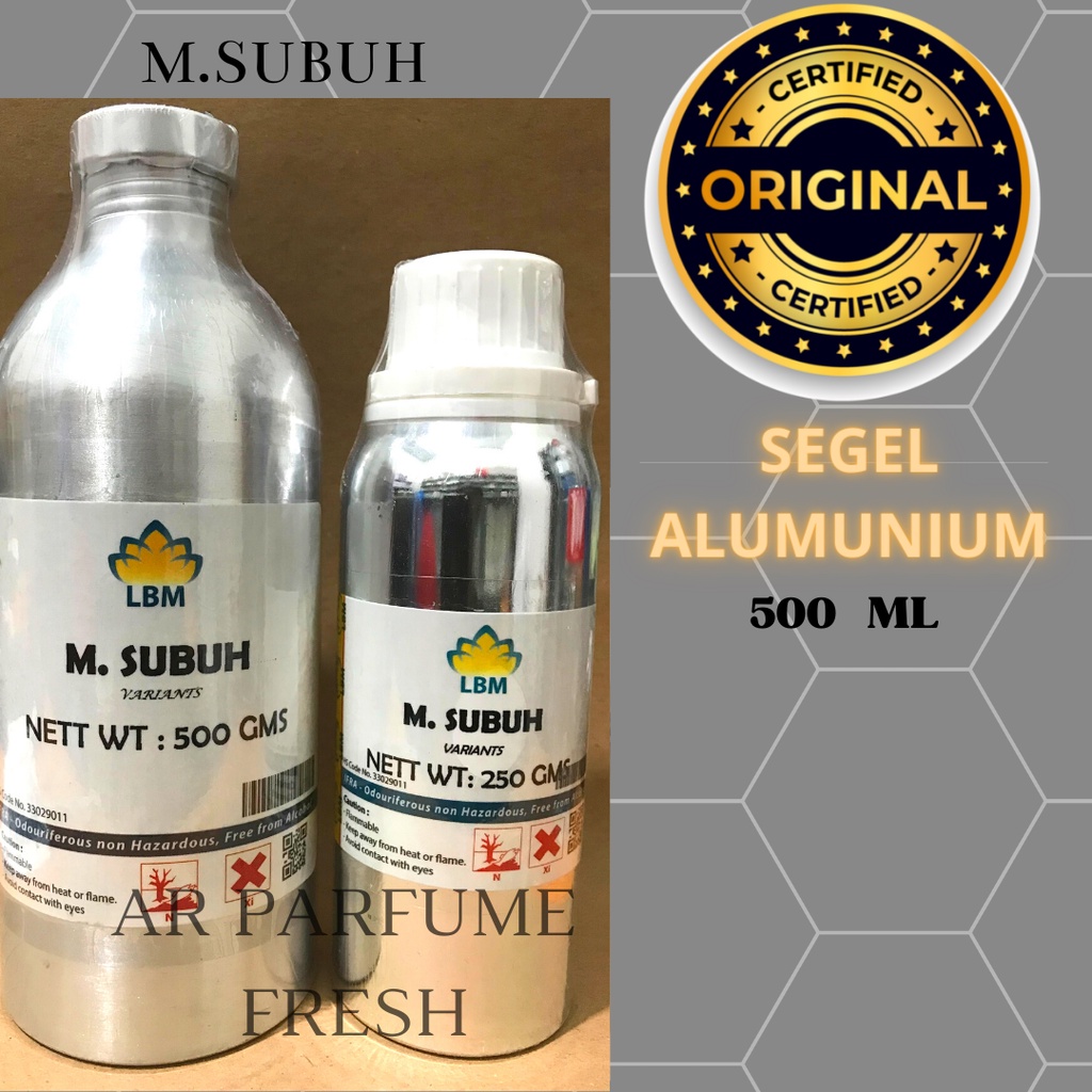 BIBIT MINYAK WANGI LBM M. SUBUH / MALAIKAT SUBUH SEGEL PABRIK PARFUME ORI 250ML / Selection SN