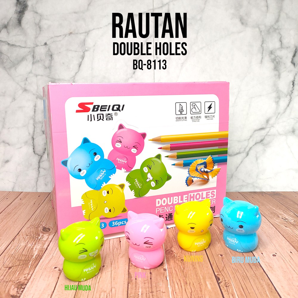 

Rautan / Rautan Kucing 2 lubang / Rautan Cat / Rautan Kucing BQ8113