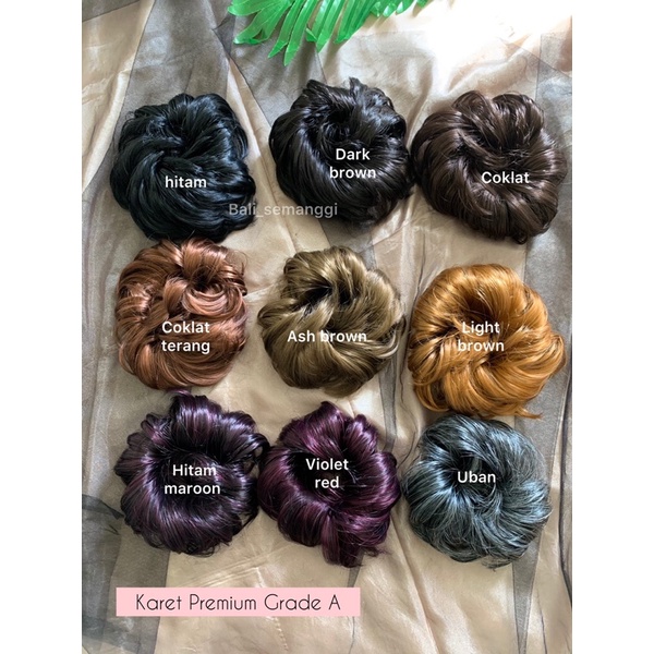 karet ulir / rambut ulir / rambut curly kwalitas premium
