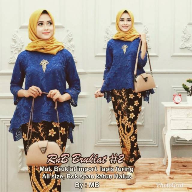 kebaya jumbo setelan rok span baju kondangan