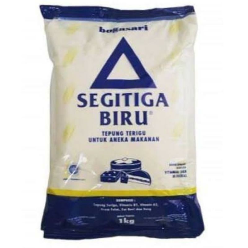 

SEGITIGA BIRU Tepung terigu cakra Tepung bogasari 1Kg