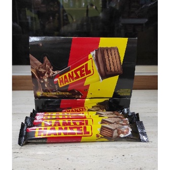 

Nabati Hansel Hazelnut Coklat Bar Wafer Nabati Hansel 34gr isi 12pcs