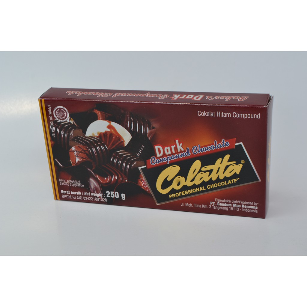 

COLLATA DARK CHOCOLATE BLOK 250GR