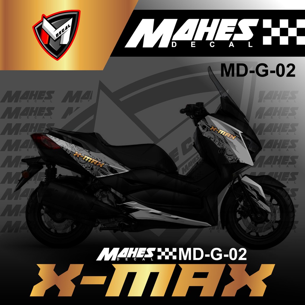 Decal Sticker Yamaha X-Max MD G-02