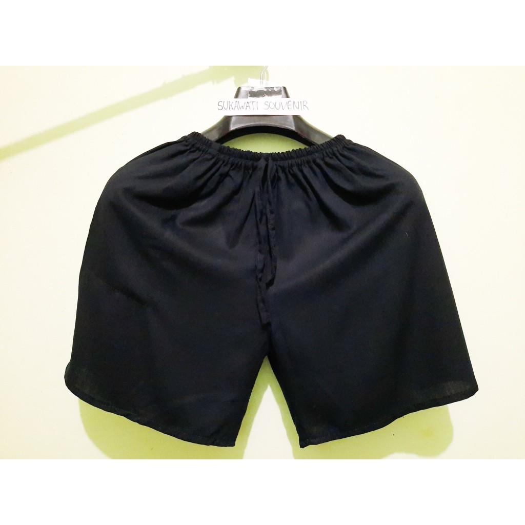 TERLARIS CELANA WANITA PENDEK POLOS BALI