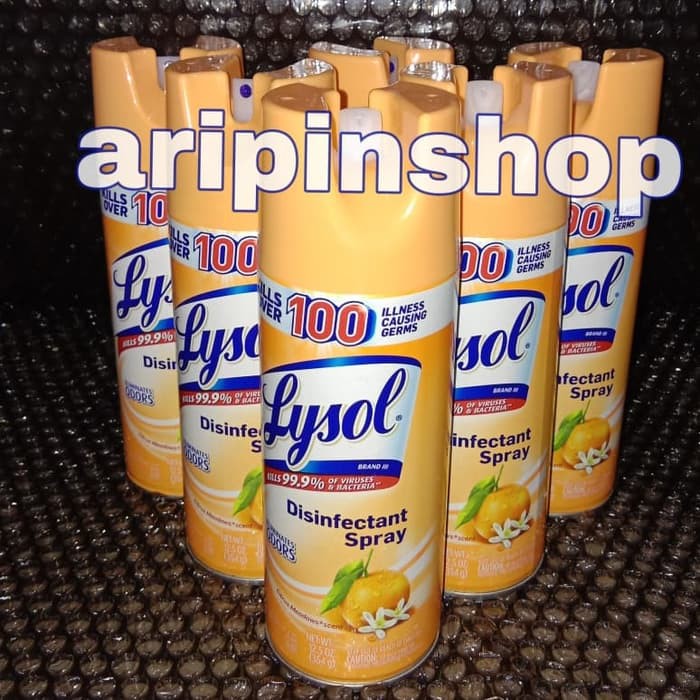 Lysol Disinfectant Spray /Lysol Pengharum Ruangan Citrus Meadows 354G Murah