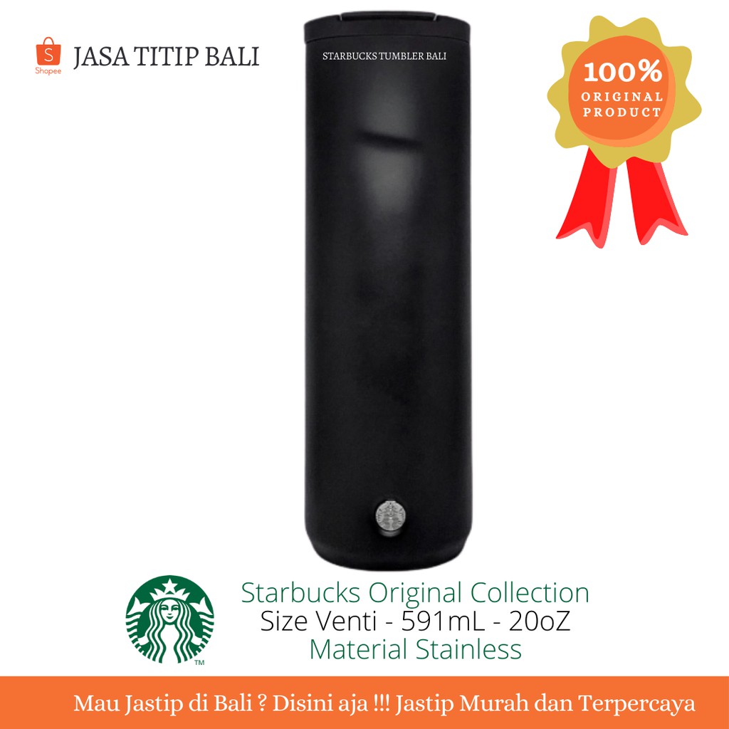Tumbler Starbucks Original - Core - Black Series - Venti
