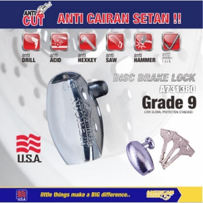 Gembok American Tools