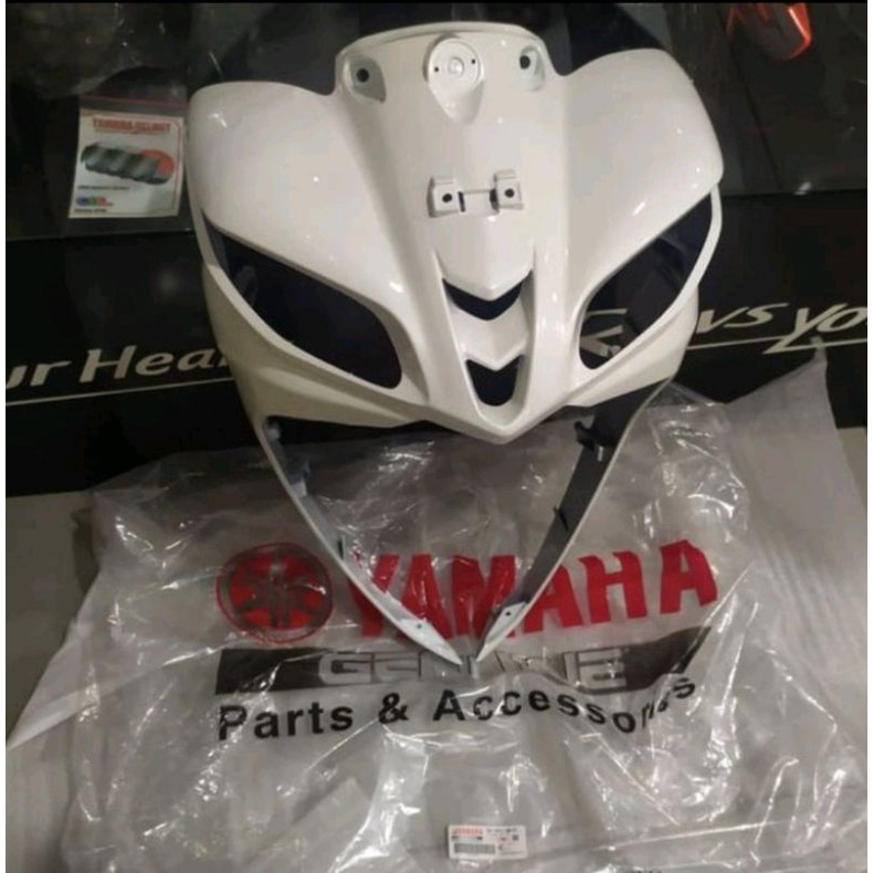 Legslihead tameng sayap jupiter z1 putih 1DY-F8311-00-P3 ori ygp