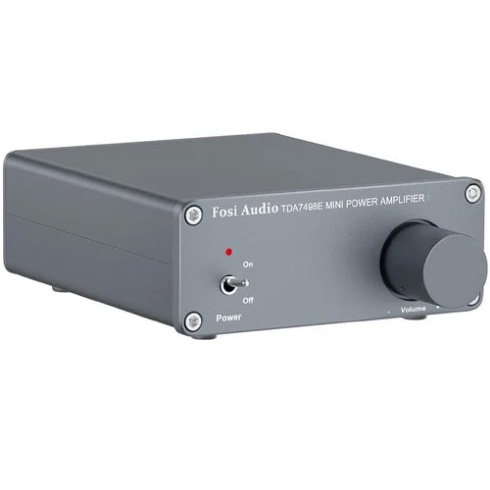 Fosi Audio Mini Amplifier Receiver Hi-Fi Class D Integrated Amp 160W TDA7498E - Black