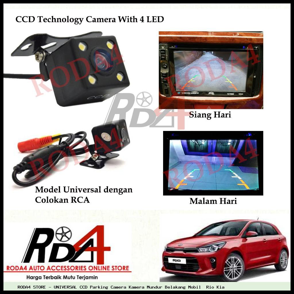 UNIVERSAL CCD Parking Camera Kamera Mundur Belakang Mobil  Rio Kia