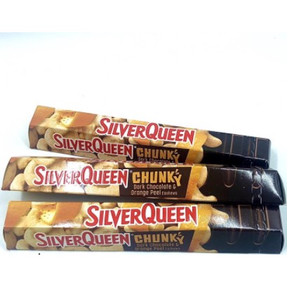 

Silverqueen Chunky Bar Dark Chocolate Cashew 95gr