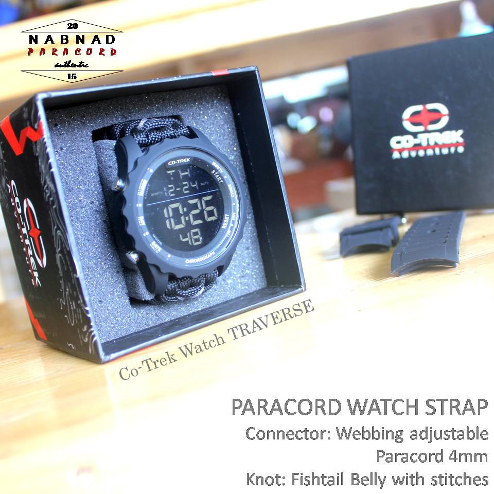 Jam Tangan Outdoor Cotrek Strap Paracord Thomgear Paiton Probolinggo