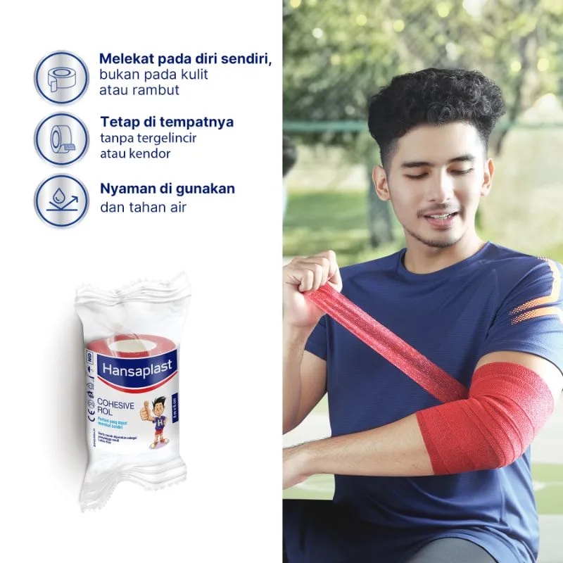 Hansaplast Kain Elastis Perban Elastis Perban Patah Tulang Keseleo P3K Plester