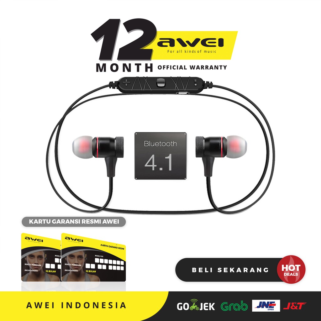 Awei A920BL Wireless Headset Earphone Bluetooth