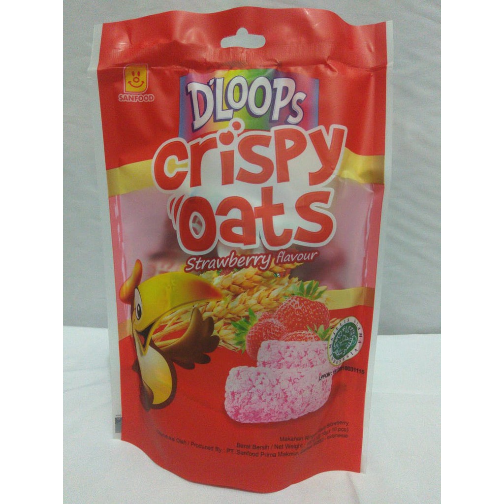 

Aneka Snack D'loops Crispy Oats Strawberry