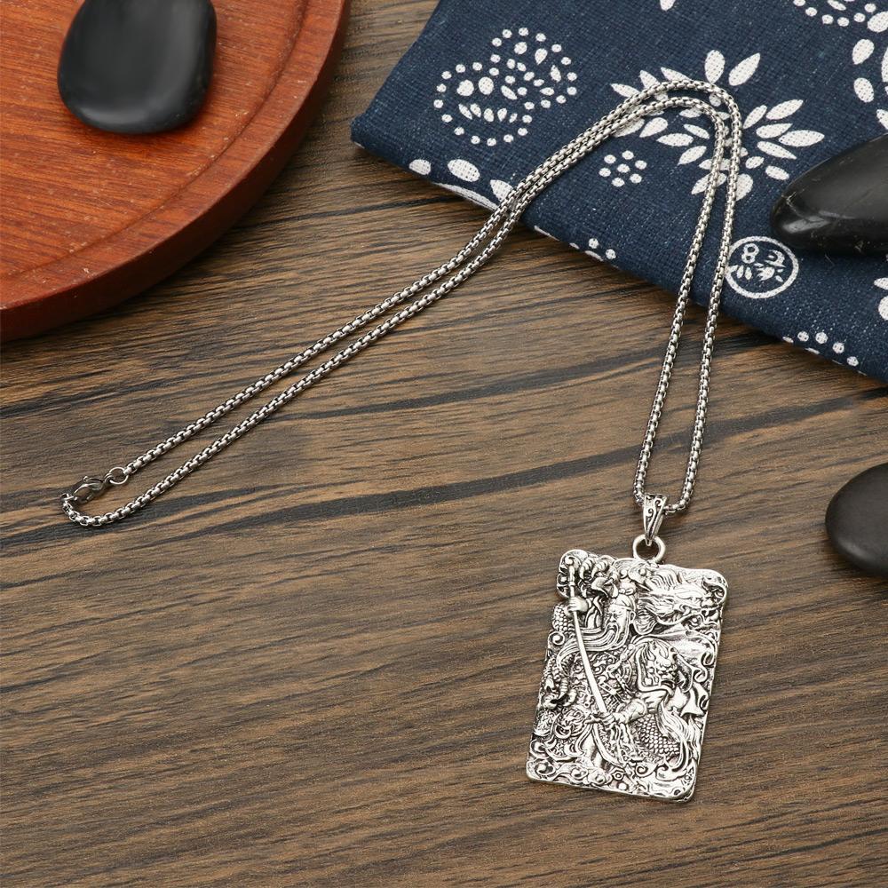 Top Kalung Liontin Pria Keren Logam Yibo Yuntian