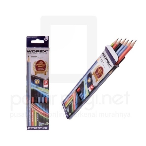

Hemat Staedtler Wopex Mix Color Size Pensil [ Isi 6 Pcs ] Bergaransi