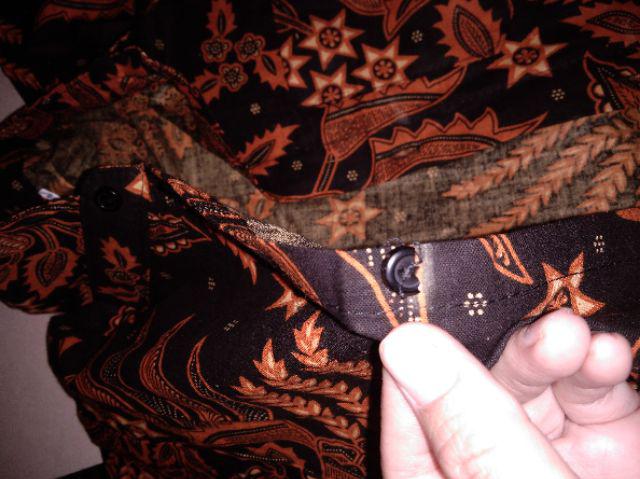 Batik Couple Keluarga Sania Ruffle Ori Ndoro Jowi Dnt Dimensi Abu