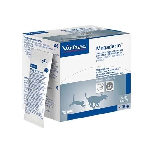 Suplemen/Vitamin Bulu dan Kulit Anjing Kucing, Virbac Megaderm 4ml