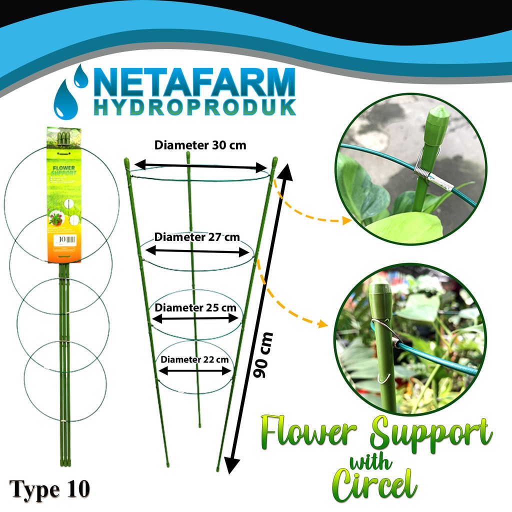 FLOWER SUPPORT WIRE / Penyangga Untuk Tanaman No. 10 - satuan