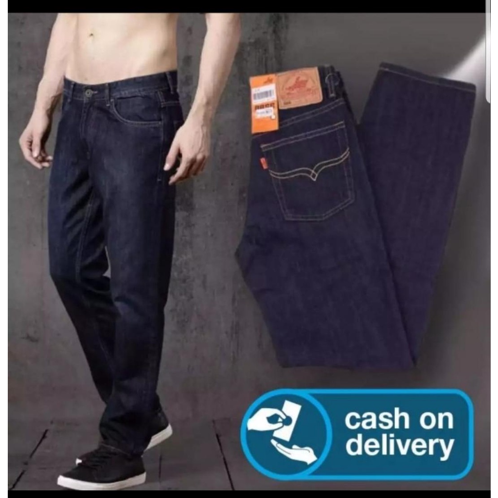 CELANA JEANS PANJANG REGULER/STANDAR UKURAN PRIA 27 38 BERKUALITAS COD