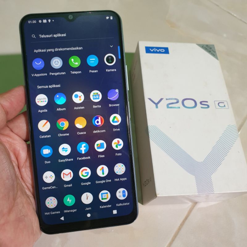 Vivo Y20s 4/128 Ram 4gb Rom 128gb mulus dan lengkap