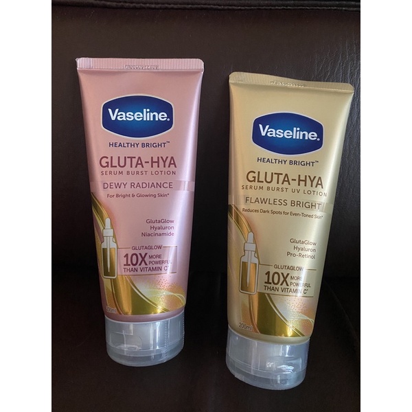 VASELINE GLUTA HYA Serum Lotion Dewy Radiance &amp; Flawless Bright