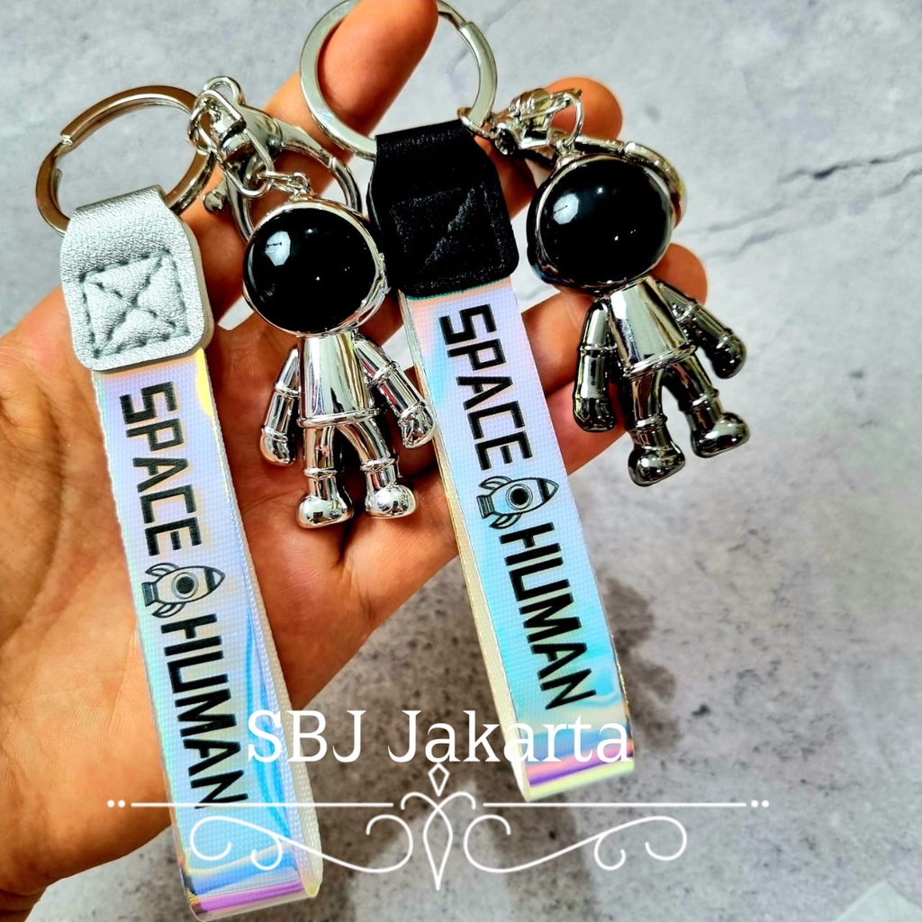 Gantungan kunci keychain Astronot Space human aksesoris tas