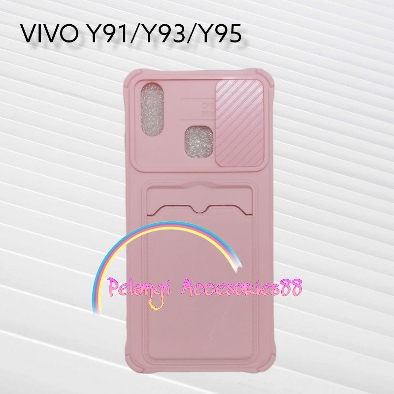 CASE VIVO Y91 / Y93 / Y95 SOFTCASE SLEDING WARNA WARNI