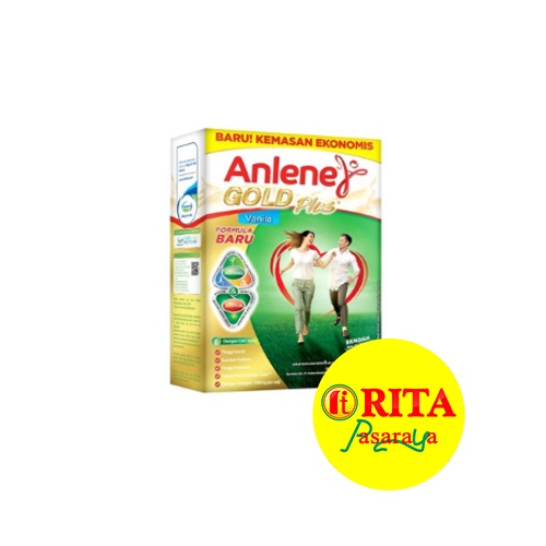 Anlene Gold Susu Dewasa  50 Tahun ke Atas Rasa Vanilla 175 Gr
