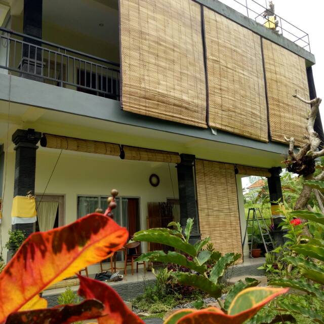 Tirai bambu outdoor waterproof L 2m x T 3m / krey bambu waterproof / krei bambu anti air / kerai bam